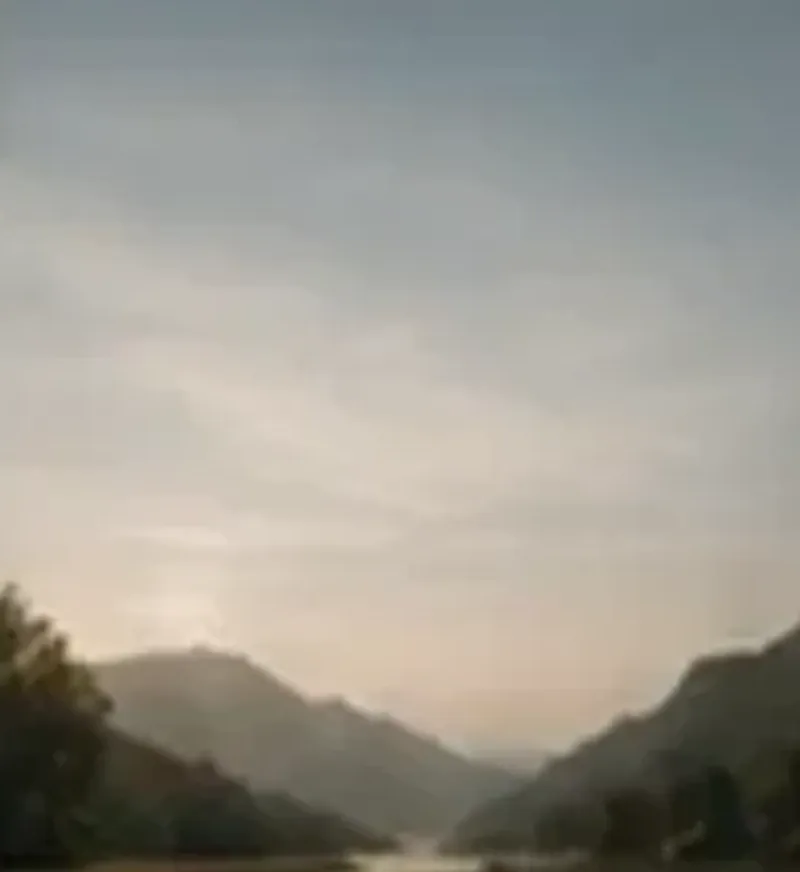 Calm river valley at dusk — cover of the longevity medicine outlook