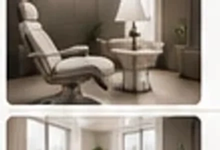 Patient lounge at Aesthetics of the Royal Liver Building