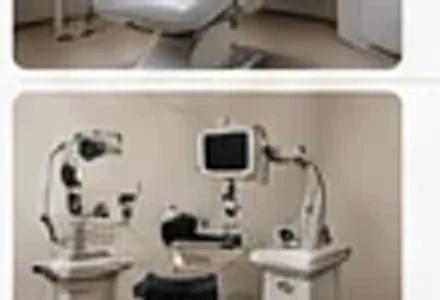Ophthalmic examination equipment at Cataracts of the Royal Liver Building